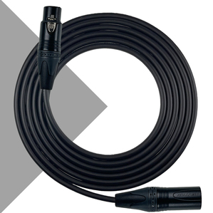Mogami 2534 QUAD Balanced cable - Microphone Lead - Neutrik 3pin XLR with SILVER Contacts