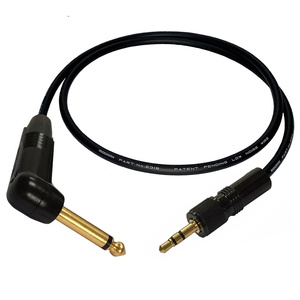 Sennheiser G2, G3, G4 Guitar to Wireless System Lead - Mogami 2319 Cable to Neutrik Gold Right Angle Jack