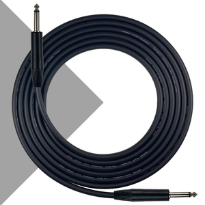Mogami 2524 Guitar Lead - instrument Cable with Neutrik Nickel plated Straight to Straight jacks
