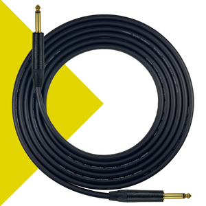 Mogami 2524 Guitar Lead - instrument Cable with Neutrik Gold plated Straight to Straight jacks