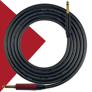 Mogami 3368 Guitar Lead - Instrument Cable with Neutrik Silent Straight to Gold Straight jacks